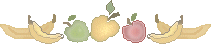 row of fruit