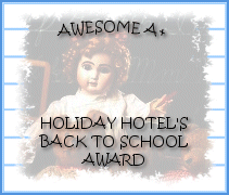 Back to School award from the Holiday Hotel