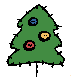 Homespun Christmas tree