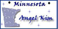 Angel Kim's license plate