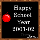 Happy School Year with apple